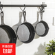 小號加厚鑄鐵煎鍋平底鍋牛排煎鍋生鐵煎蛋鍋不粘鍋無(wú)涂層烙餅鐵鍋 25cm