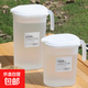 塑料冷水壺超大容量家用耐高溫泡茶壺開(kāi)水杯果汁防爆帶刻度涼水壺 半透明2500ml1個(gè)