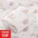 新生嬰兒純棉浴巾寶寶紗布蓋毯幼兒園兒童毛巾洗澡巾空調毯子包被 布偶公主-110*110cm6層