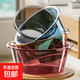 京東物流 加厚洗臉盆特大號家用洗衣服盆子學(xué)生宿舍洗腳盆嬰兒盆 四件套【特大+大+中+小】透明紅