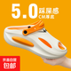 雙星八特男士涼拖鞋男款2025夏季防臭通勤開(kāi)車(chē)兩穿運動(dòng)休閑拖鞋情 WDSM-70497-1白橘 36 雙碼36-37