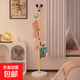 卡通衣帽架落地兒童房間進(jìn)門(mén)置物掛衣架網(wǎng)紅奶油風(fēng)衣帽間掛包衣架 米奇款-檸檬黃【普通石英底座】
