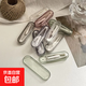 ins便攜美瞳鑷子隱形眼鏡佩戴工具硅膠夾子隱形眼鏡摘取器美瞳 藍色 1盒裝