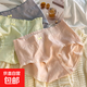 2025新款內褲女中腰無(wú)痕女士三角褲女生少女透氣純棉襠底褲短褲頭 1條裝（隨機色） 均碼 體重85-130斤