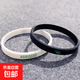 歐美原創(chuàng  )潮牌瑪瑙手環(huán)運動(dòng)男生LIVE FIT百搭簡(jiǎn)約女生復古個(gè)性手環(huán) 硅膠（白色+黑色）手環(huán)  一套