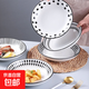 赫本風(fēng)ins高顏值精致陶瓷盤子菜盤家用餐具釉下彩簡約圓形盤子 赫本風(fēng)8英寸螺紋盤隨機(jī)2只裝