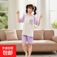 2025新款兒童睡衣夏季卡通短袖短褲薄款中大童少女孩家居服女 雙面庫洛米【女童短袖圓領(lǐng)套裝】 XS 【16碼-建議身高130-140】