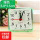 鬧鐘時(shí)尚簡(jiǎn)約宿舍床頭神器迷你小鬧鐘家用兒童創(chuàng)意可愛便宜時(shí)鐘表 綠色+5號(hào)電池