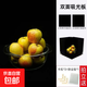 黑色雙面植絨吸光背景板折疊便攜拍攝美食珠寶飾品黑底背景布純黑攝影小型影棚直播產(chǎn)品靜物拍照 雙面黑色吸光板3張【送卡扣除塵貼】 60*60cm
