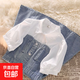 新款夏季氣質(zhì)假兩件牛仔裙女短袖連衣裙大碼設(shè)計感收腰顯瘦 藍(lán)色假兩件連衣短裙單件 S