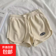 三分短褲美式跑步高街運動(dòng)短褲夏季薄款褲子潮牌直筒寬松休閑褲 KC-K232-卡其色 XL
