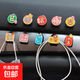 吉祥寓意汽車(chē)掛鉤可愛(ài)前排車(chē)載多功能粘貼小掛鉤女內飾裝飾掛鉤 車(chē)載粘鉤-吉祥寓意（隨機10個(gè)）