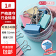 彩色長(cháng)尾夾燕尾夾子鐵票夾 大號中號小號票據夾文具用品整理文件資料試卷票據固定書(shū)夾多功能桶裝 51mm/共24個(gè)【彩色2桶裝】
