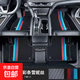 奇瑞瑞虎3瑞虎7PLUS風(fēng)云A8瑞虎8風(fēng)云T9艾瑞澤5PROtpe汽車腳墊 【雙層款】TPE環(huán)保腳墊+黑色彩條雪妮絲 21-24款瑞虎 8 PLUS【五座款】
