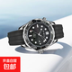 新款正品手表男士時(shí)尚霸氣全自動(dòng)機(jī)械表炫酷運(yùn)動(dòng)防水夜光真皮男表 黑色