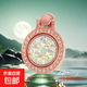 鑲鉆款指環(huán)扣手機支架蘋(píng)果VIVO華為OPPO小米手機扣環(huán)指扣背貼非真鉆手機支架女款 小鐘表-【鑲鉆玫邊+AB鉆】