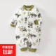 爆款幼兒連體衣夾棉薄棉長(cháng)袖哈衣寶寶保暖爬服嬰兒衣服秋冬新款 40g薄棉-熊貓胖胖 90cm