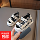 2025涼鞋夏季軟底包頭防踢2女寶寶機(jī)能鞋子潮4小童3--6男童沙灘鞋 6789黑色 19 內(nèi)長(zhǎng)13.5厘米
