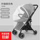 嬰兒車(chē)蚊帳全罩式通用寶寶推車(chē)防蚊罩兒童嬰幼兒傘車(chē)加大加密網(wǎng)紗 嬰童推車(chē)蚊帳-灰邊白網(wǎng)-1個(gè)