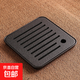 茶盤(pán)功夫茶具套裝茶托盤(pán)干泡臺簡(jiǎn)約儲水盤(pán)日式小茶臺家用 小號密胺茶盤(pán)（正方）