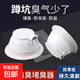 廁所防臭堵臭器衛(wèi)生間蹲便器塞子除臭蓋子蹲坑式便池排水安裝下水 堵臭器小號-2個適用6.5-8.9cm