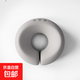 美容院趴枕美容床專(zhuān)用枕頭推拿按摩床U型枕趴趴枕記憶棉面部臉墊 記憶棉內芯-太空灰