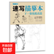 速寫(xiě)描摹本上下2冊/基礎訓練篇+強化提高篇 高級速寫(xiě)人物繪畫(huà)臨摹本入門(mén)零基礎書(shū)教材超級線(xiàn)條淺印聯(lián)考白描 下·強化提高篇