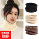秋冬【發(fā)熱德絨】圍脖加絨加厚脖套保暖防風(fēng)寒護脖頸套男女款純色 【杏/咖#2個(gè)裝】