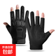 戰術(shù)手套騎行健身運動(dòng)戶(hù)外格斗攀爬登山手心耐磨防滑加厚防護手套 KP三指黑色 L