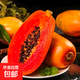 紅心牛奶木瓜冰糖心樹(shù)上熟木瓜新鮮水果現(xiàn)摘現(xiàn)發(fā) 5斤帶箱 單果300g+