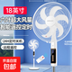 榮事達電風(fēng)扇家用落地扇強勁大風(fēng)量臺式可伸縮風(fēng)扇制冷可搖頭學(xué)生宿舍臥室空氣循環(huán)風(fēng)扇 18英寸遙控款四檔可定時(shí)（24H定時(shí)）-白色