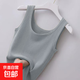 傾慕汐羽兩件裝80-200斤吊帶螺紋碼背心女大修身外穿內搭無(wú)袖小個(gè)子 【單件】灰色 【121-140斤】 2XL