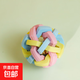 狗玩具彩色鈴鐺球耐咬磨牙寵物玩具中小型泰迪自嗨解悶狗狗玩具 花色小型犬適用【小號+中號】 無(wú)規格