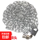 加粗加長(cháng)鏈條防盜鏈子防剪鐵鏈鎖三輪車(chē)自行車(chē)電動(dòng)電瓶車(chē)鎖大門(mén)鎖 【5米長(cháng)6MM粗】加強鏈條+【防剪鎖】
