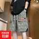 特大碼工裝短褲男夏季薄款胖子加肥加大迷彩褲運動(dòng)寬松大碼五分褲 DK15軍綠色 5XL -體重 190-210斤