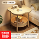 奶油風(fēng)床頭柜2025新款小型置物架現代簡(jiǎn)約創(chuàng  )意簡(jiǎn)易臥室床頭小邊幾 沙漠卡其_50*50*50cm 組裝