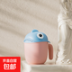 嬰兒洗澡舀小水瓢新生兒水勺寶寶洗頭杯兒童卡通長(zhǎng)柄塑料迷你加厚 【小丑魚(yú)洗頭杯】粉紫色