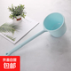 長(cháng)柄水勺廚房家用塑料水勺子加長(cháng)柄洗澡澆花清洗水舀子廁所舀水瓢 長(cháng)柄澆花水瓢-藍色-1個(gè)裝 無(wú)規格