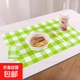 露營(yíng)一次性桌布加厚家用石頭布外賣(mài)塑料長(cháng)方形桌布防水防油 綠白格外賣(mài)用石頭布 1張