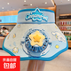 正版授權(quán)庫(kù)洛米兒童風(fēng)扇帽大帽檐遮陽(yáng)空頂帽小女孩防紫外線防曬帽 6#藍(lán)色玉桂狗（帶防風(fēng)繩）編織款 帽圍約50cm可調(diào)節(jié)