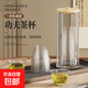 康恩嘉一次性功夫茶杯加厚耐高溫水晶杯辦公室招待杯子品茗杯商用 60ML高端茶杯 加厚加硬【200個(gè)+精致杯架】