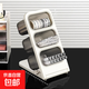 文具收納盒大容量可折疊斜插式筆筒辦公室桌面筆架小學(xué)生書(shū)桌筆桶多功能透明馬克筆水彩筆置物架 1個(gè)【可折疊斜插筆筒】