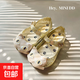 MINI DD2025夏季新款貓咪女童涼鞋寶寶果凍鞋兒童魚嘴鞋公主可愛 閃粉金色 25 內(nèi)長(zhǎng)16cm 9碼