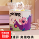 一鍵折疊免安裝泡澡桶游泳洗浴桶家用新生嬰兒游泳加厚小孩洗澡盆 紫色小怪獸65*70 基礎(chǔ)款（坐墊+排水）