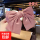 紅色蝴蝶結(jié)頭飾發(fā)夾女后腦勺夾子發(fā)卡兒童卡子日系學(xué)生jk發(fā)飾頭花 韓粉
