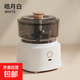 新款家用電動(dòng)攪拌料理機廚房多功能絞肉機切蒜搗蒜機 米白色 0.5L 料理機攪拌蒜泥家用 多功能新款充電式絞肉機小型輔食機嬰兒寶寶