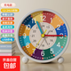 2025新款早教兒童小鬧鐘女孩自律男孩桌面起床神器鐘表學(xué)生用專用學(xué)習(xí)時鐘金屬機(jī)械打鈴鬧鈴 4.5寸【充電款】輕松認(rèn)時