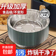 收納盒空氣炸鍋家用專(zhuān)用紙錫紙盤(pán)烤箱烘焙燒烤圓形錫紙盒鋁箔烤盤(pán) 6寸加深【20只裝】3-5L通用