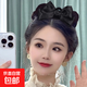 高級感雙層緞面蝴蝶結(jié)發(fā)夾抓夾鯊魚夾大號盤發(fā)夾后腦勺頭飾發(fā)飾 緞面蝴蝶結(jié)抓夾【黑色】