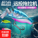 水面拖拉機路亞餌遠投路亞假餌釣翹嘴鱸魚黑魚浮水鉛筆螺旋槳淡水 15克浮水拖拉機5色混搭
